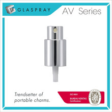 AV 18/415 Metall glänzend Silber Parfüm Nebel Sprayer